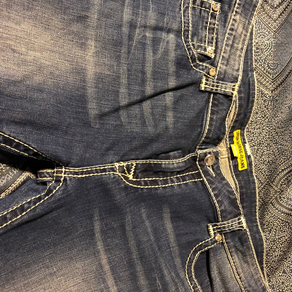 Iron horse jeans, low rise